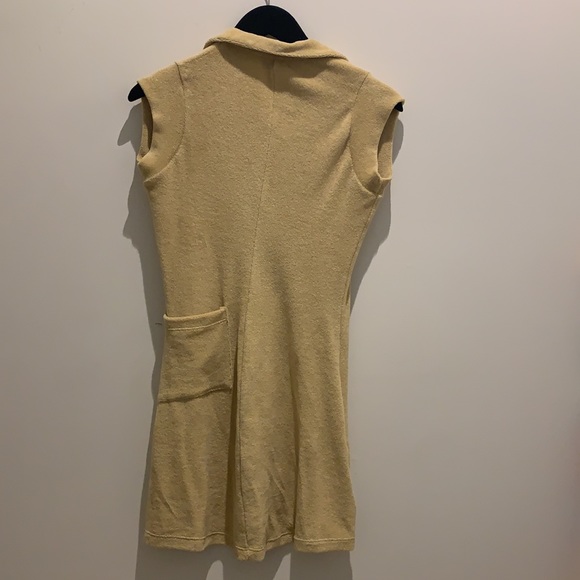 Gil Rodriguez terry cloth dress , in cream color, super cute , new! - Picture 4 of 4